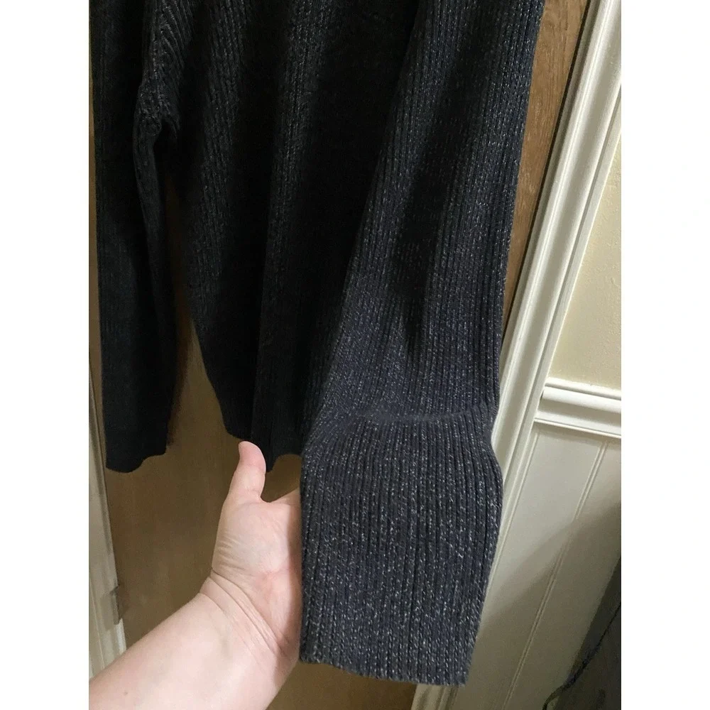 American Rag Mens Cowlneck Sweater Size XXL Black Cotton Stretch Pullover Twill